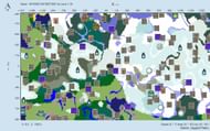 This seed features eight separate ancient cities near the spawn location (Image via Chunkbase)